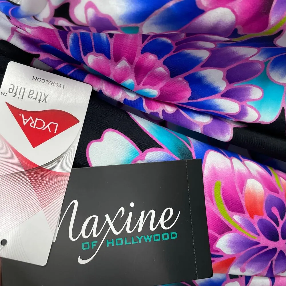 Maxine of Hollywood Mums The Word High Neck Ruffle Tankini Top Floral 18W 18 New - Image 10