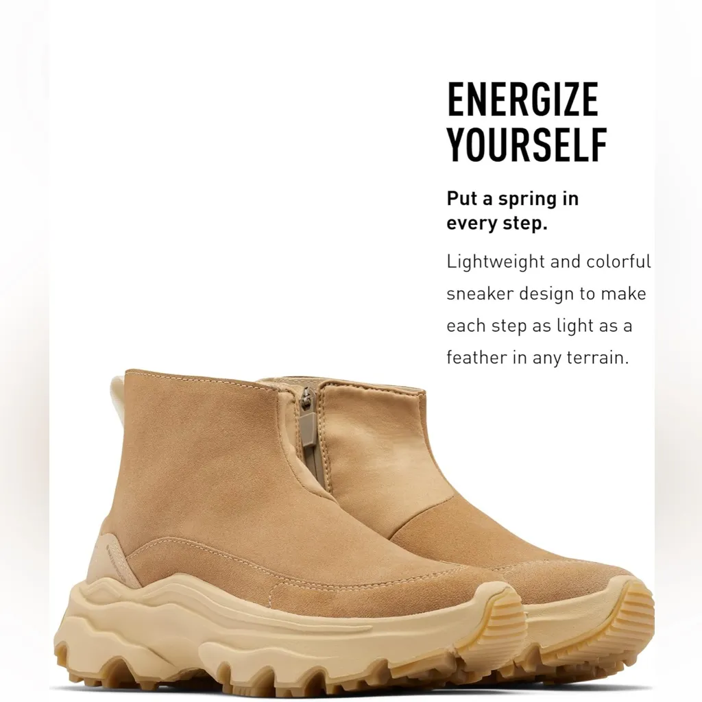 Sorel Women's Kinetic Breakthru Acadia‎ Waterproof Shoe Brown Boots Size 8 - Image 4