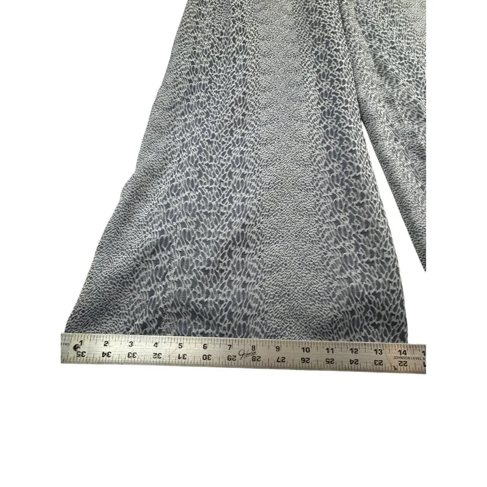 Finders Keepers Catalina Sleeveless Cowl Neck Wide Leg Navy Grey Jumpsuit Size 4 - Image 7