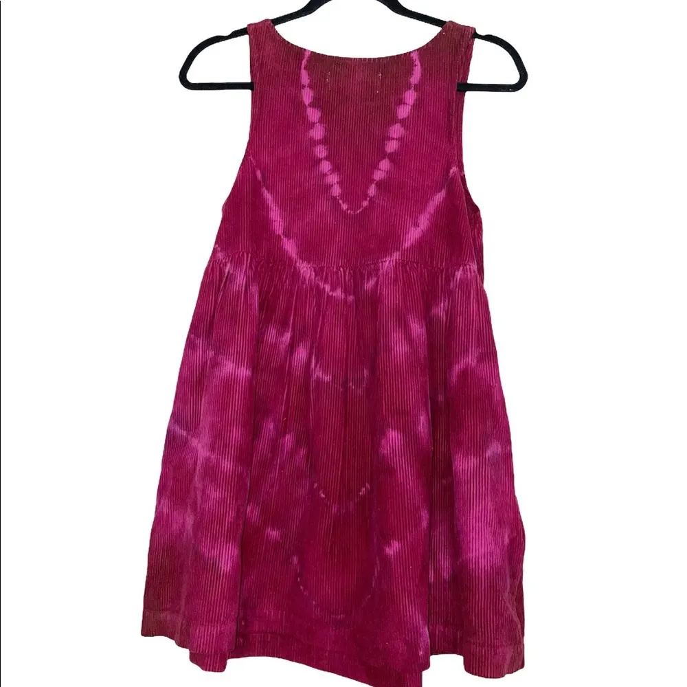 NWT UO Kimchi Blue Tie-Dye Corduroy Babydoll Dress - Image 8