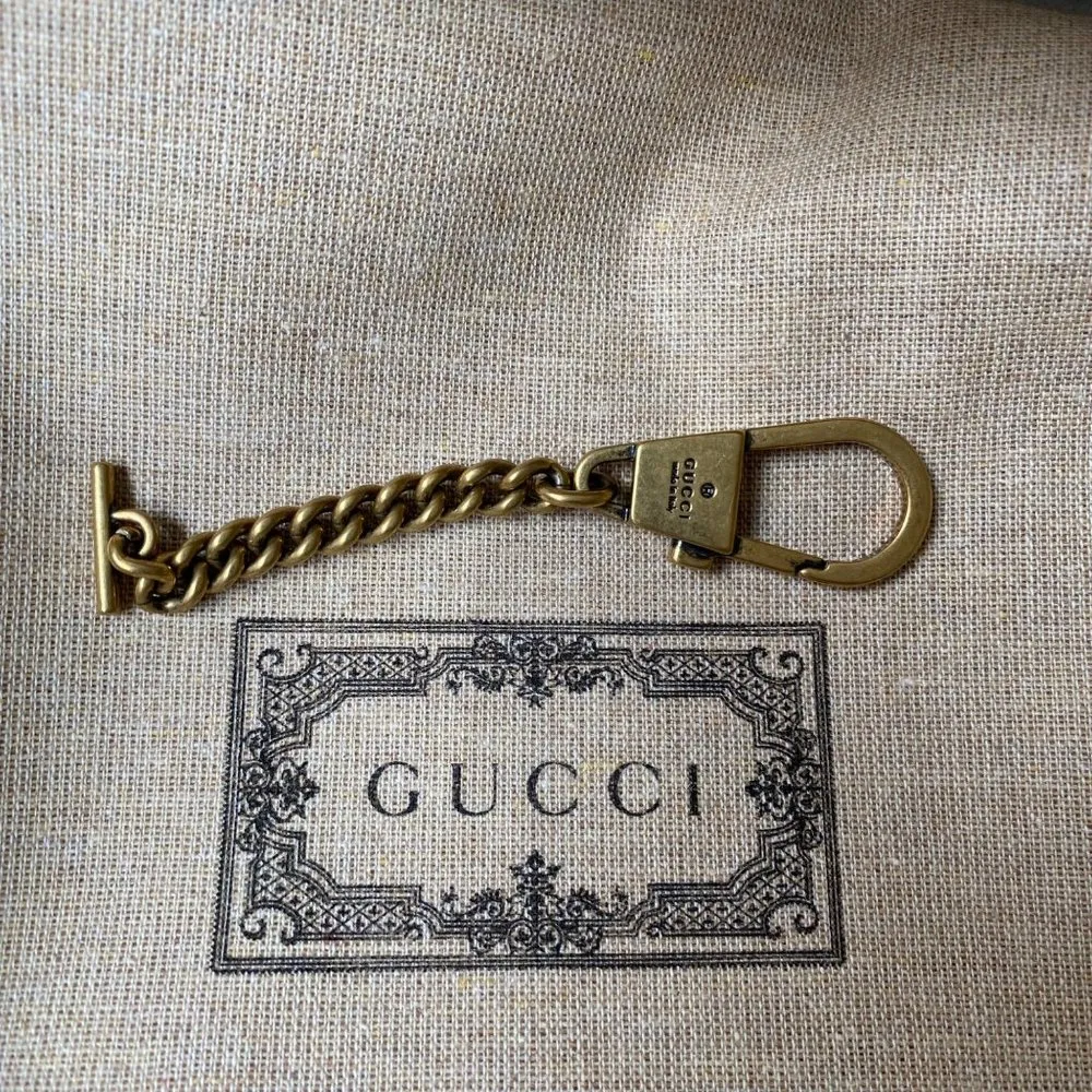 Gucci GG Supreme Monogram Mini Cherry Chain Bag - Image 6