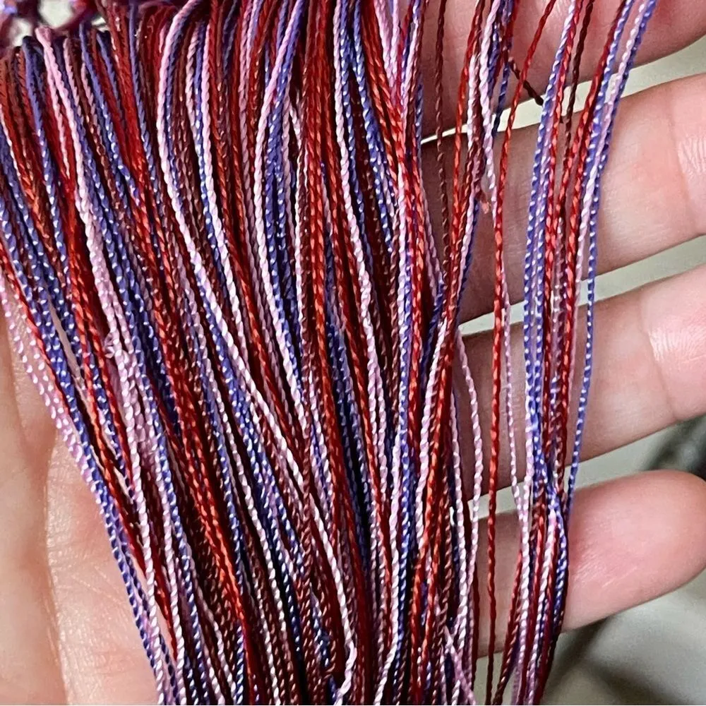 ❄️ 100% Pure Wool Women’s Lightweight Fringed‎ Scarf Red - Image 5