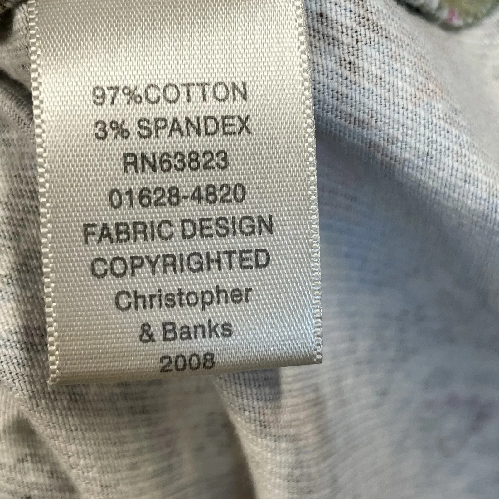 Christopher & Banks Womens M Shirt Jacket Green Paisley Tapestry Metal Button Up - Image 7