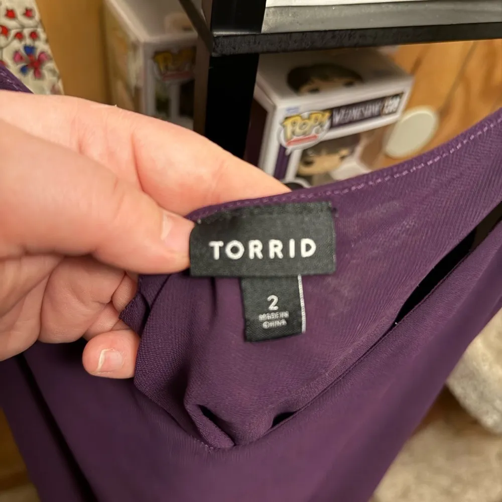 Women’s  Purple Sheer Tank Top Size 2x- Hardly Worn - Image 2