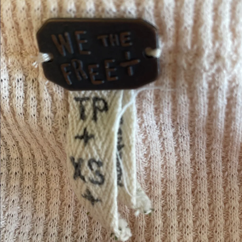 Free People We The Free Blossom Printed Balloon-Sleeve Thermal Sweater - Image 6