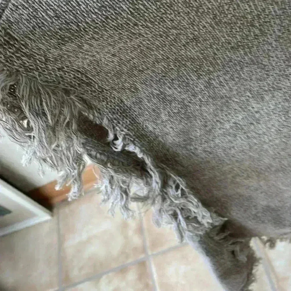 NWT South Moon Under Neely 100% cotton, tan, fringe cardigan - Image 4