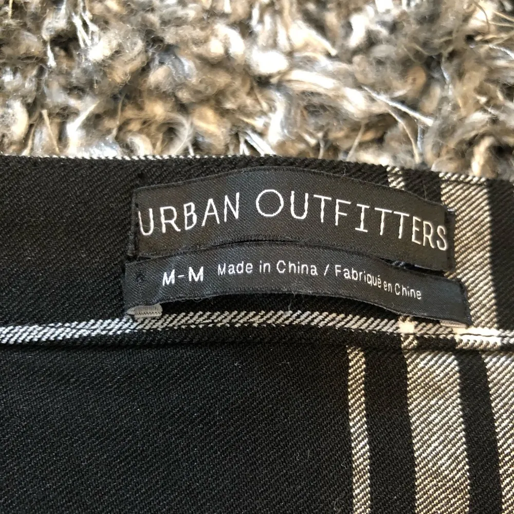Urban Outfitters Plaid Black and White Skirt - Image 2