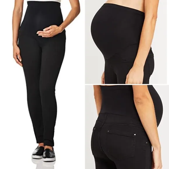 Indigo Blue Super Stretch Secret Fit Over The Belly Skinny Ankle Jeans - Image 2