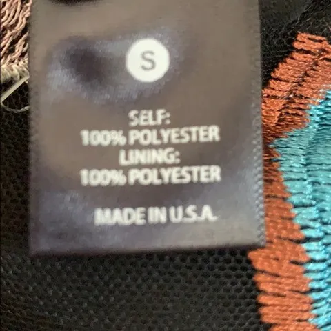 NWT  black floral mesh dress size small! - Image 8