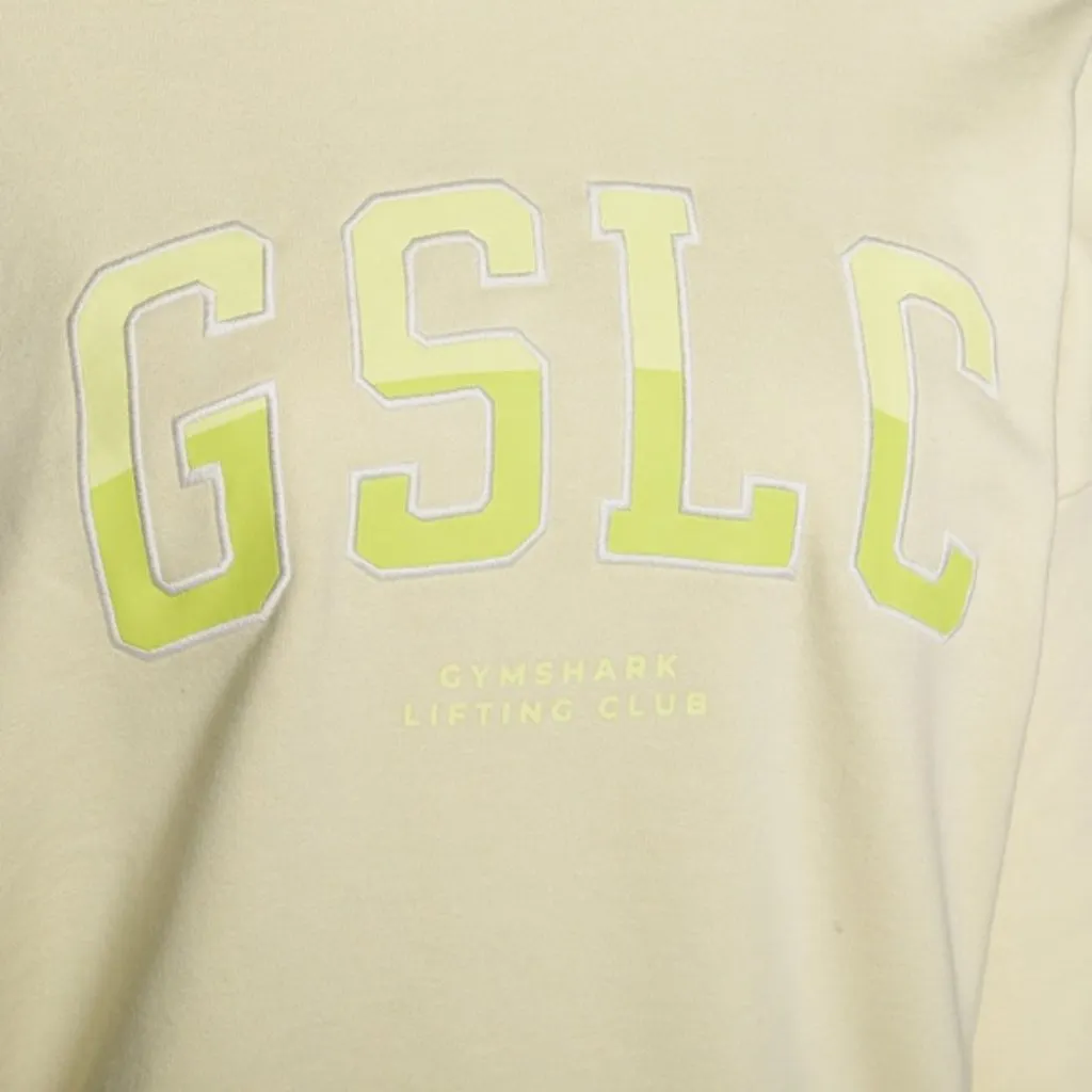 2025 Gymshark Oversized GFX GSLC Graphic CrewNeck pullover sweatshirt cotton L - Image 7