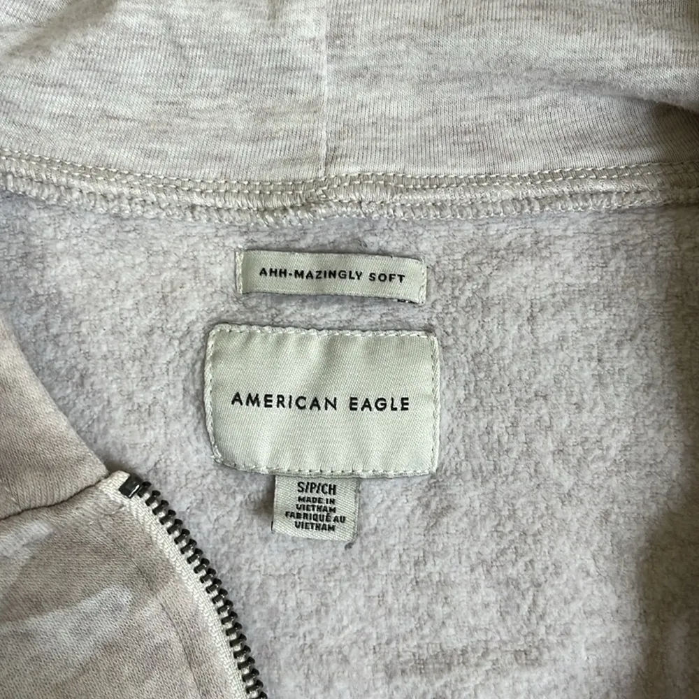 American Eagle Oversized Women’s Quarter Zip Hoodie Size Small - Image 5
