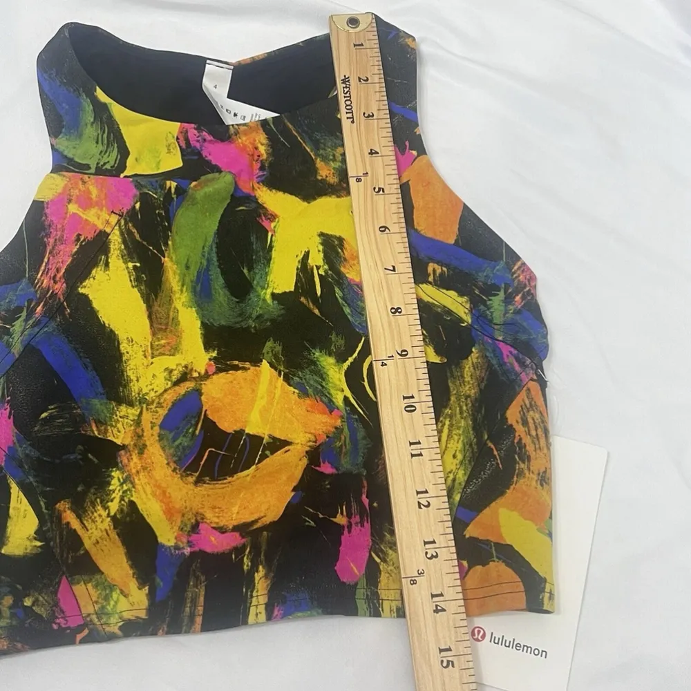 Lululemon Wunder Train Racerback Tank B/C Cup Support Size 4 Multi Color - Image 8