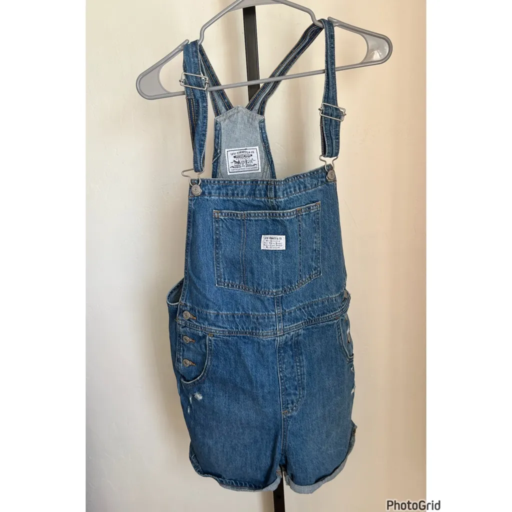 Levi’s Two Horse Brand Denim Overalls Size Medium - Image 2