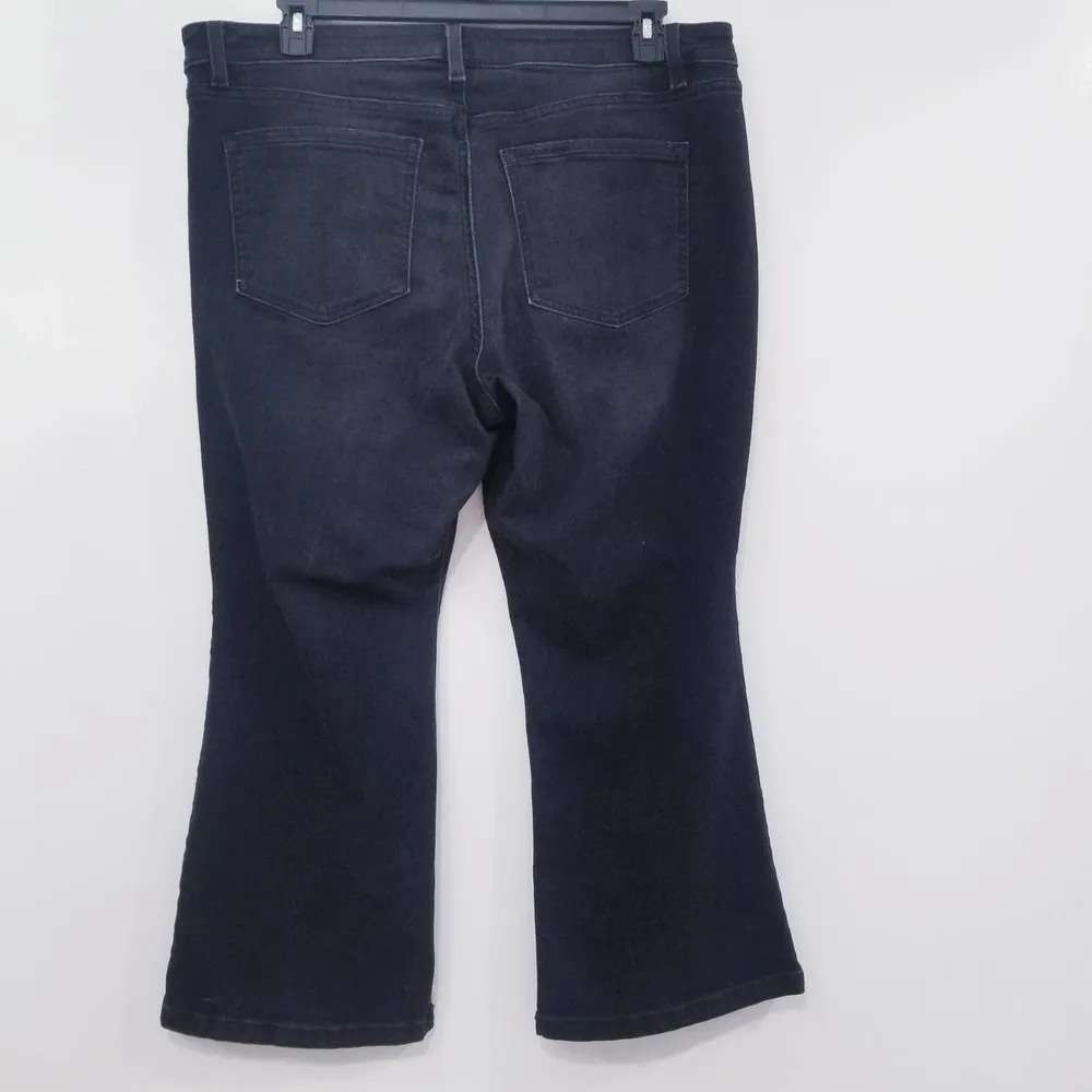 Lane Bryant Midrise Girlfriend Black Bootcut Denim - Image 3