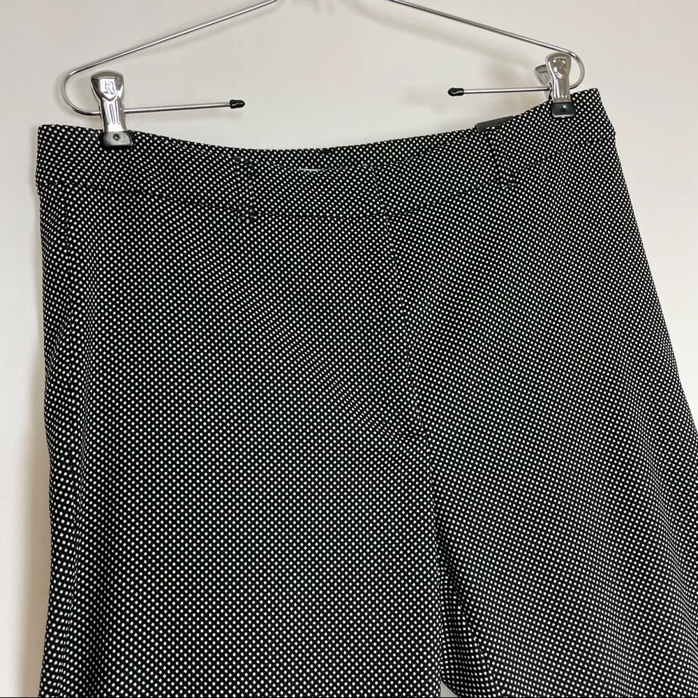 NWT White House Black Market Novelty Slim Ankle Pants Slacks Crop Dot Pattern 12 - Image 8