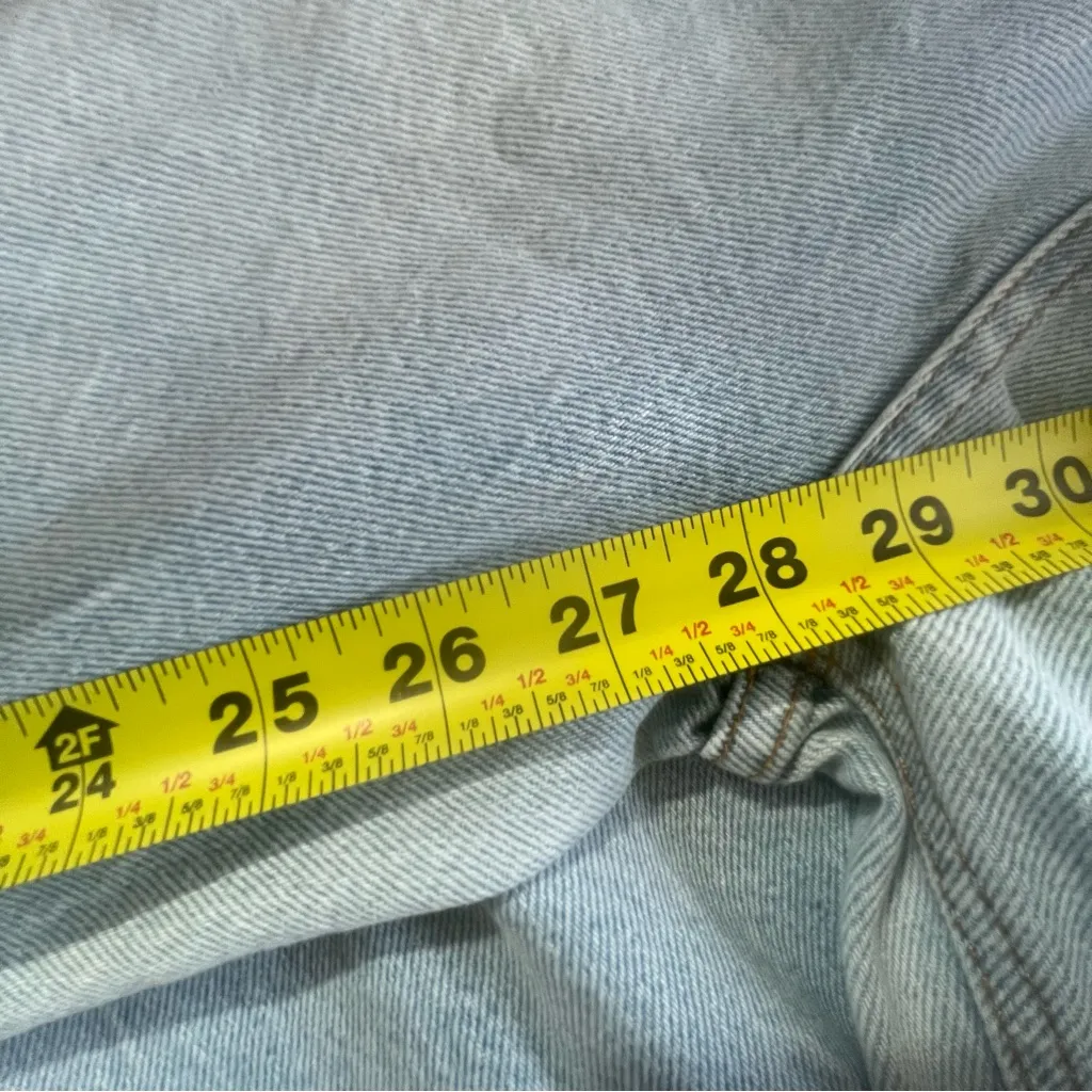 Pull&Bear Light Blue Relaxed Jeans Size 4 - Image 6