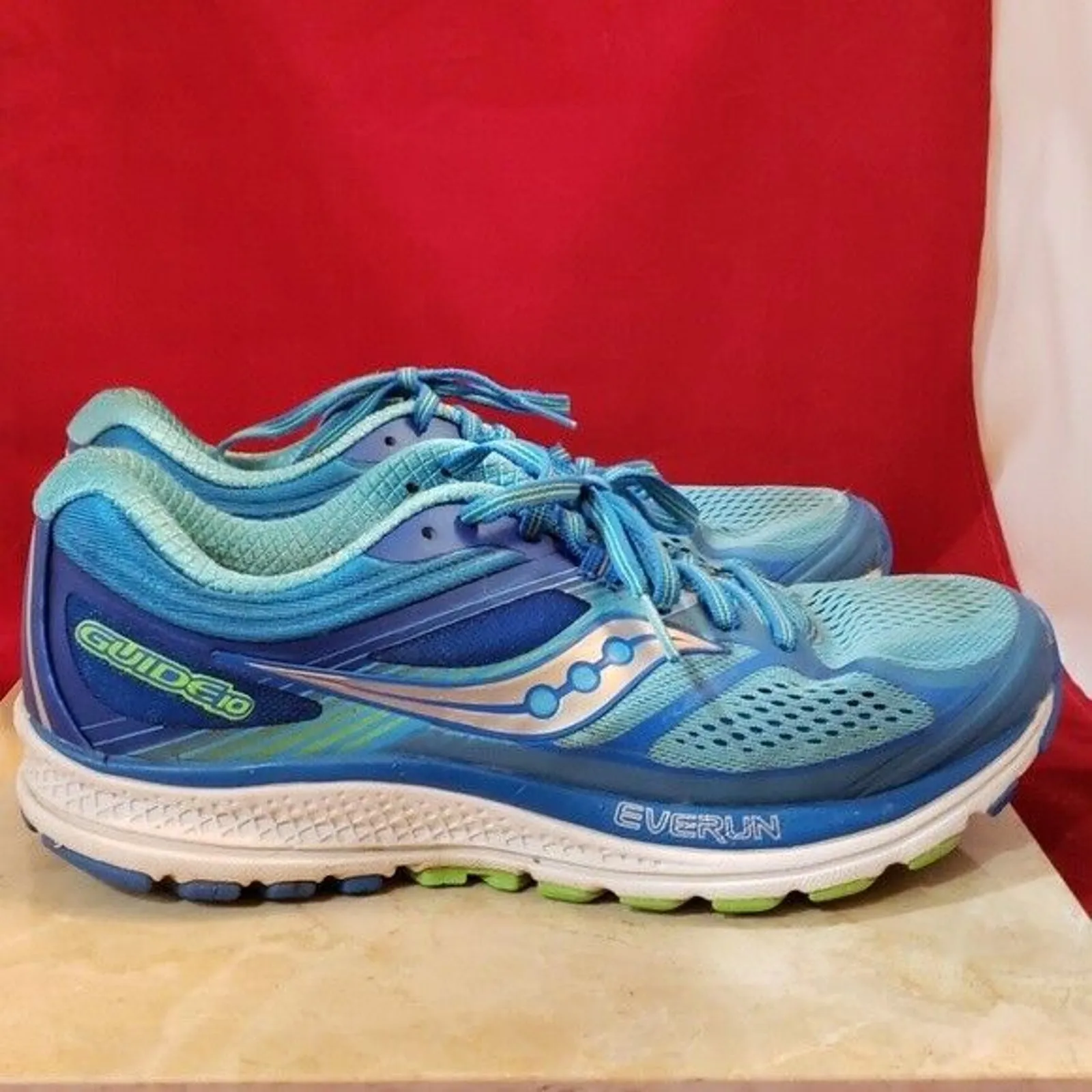 Saucony Glide 10 Blue - Small Hole No Insole - Size 9 - Image 3