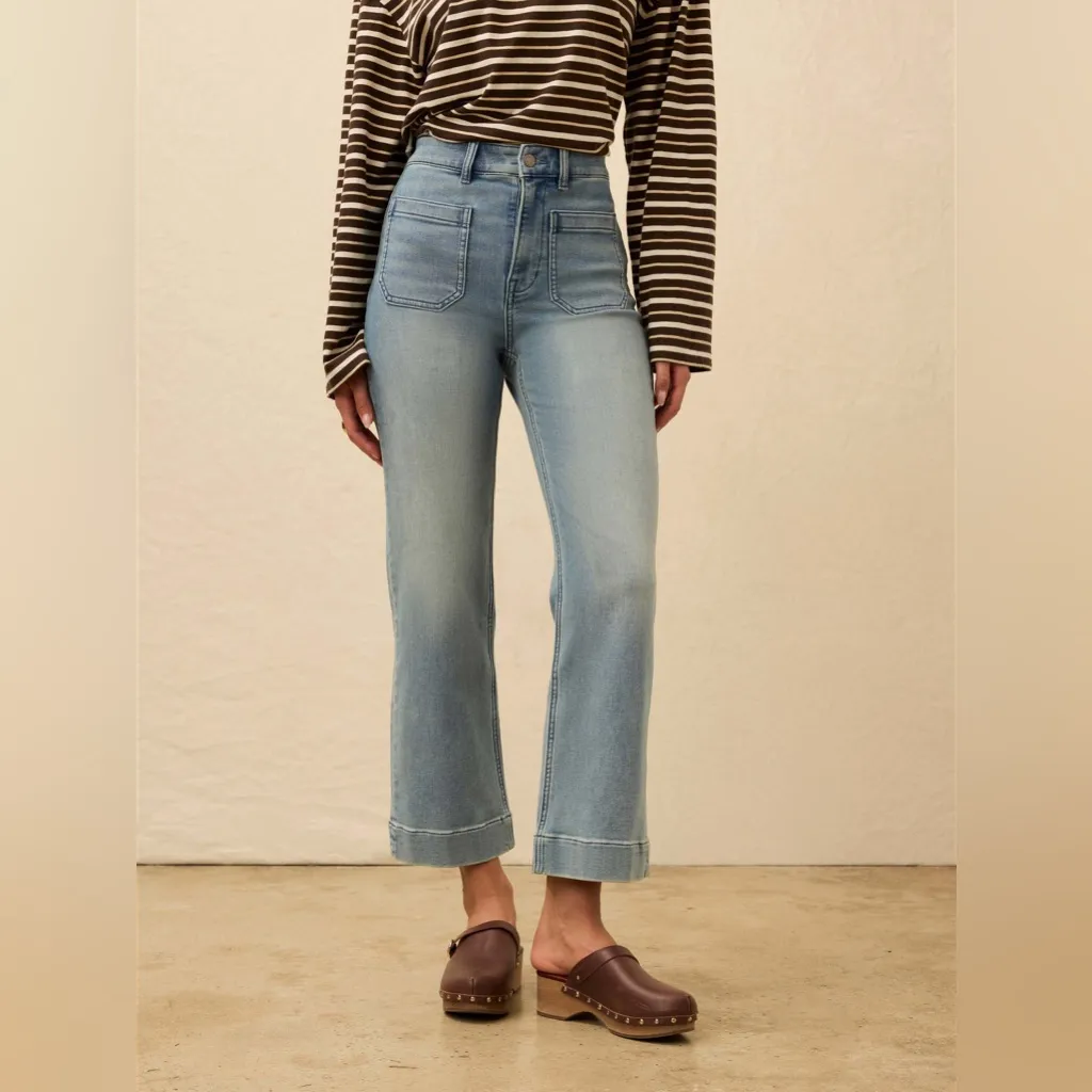 Faherty Stretch Terry Patch Pocket Ankle Pant - Eastern Shore Wash Size 25 - Image 9