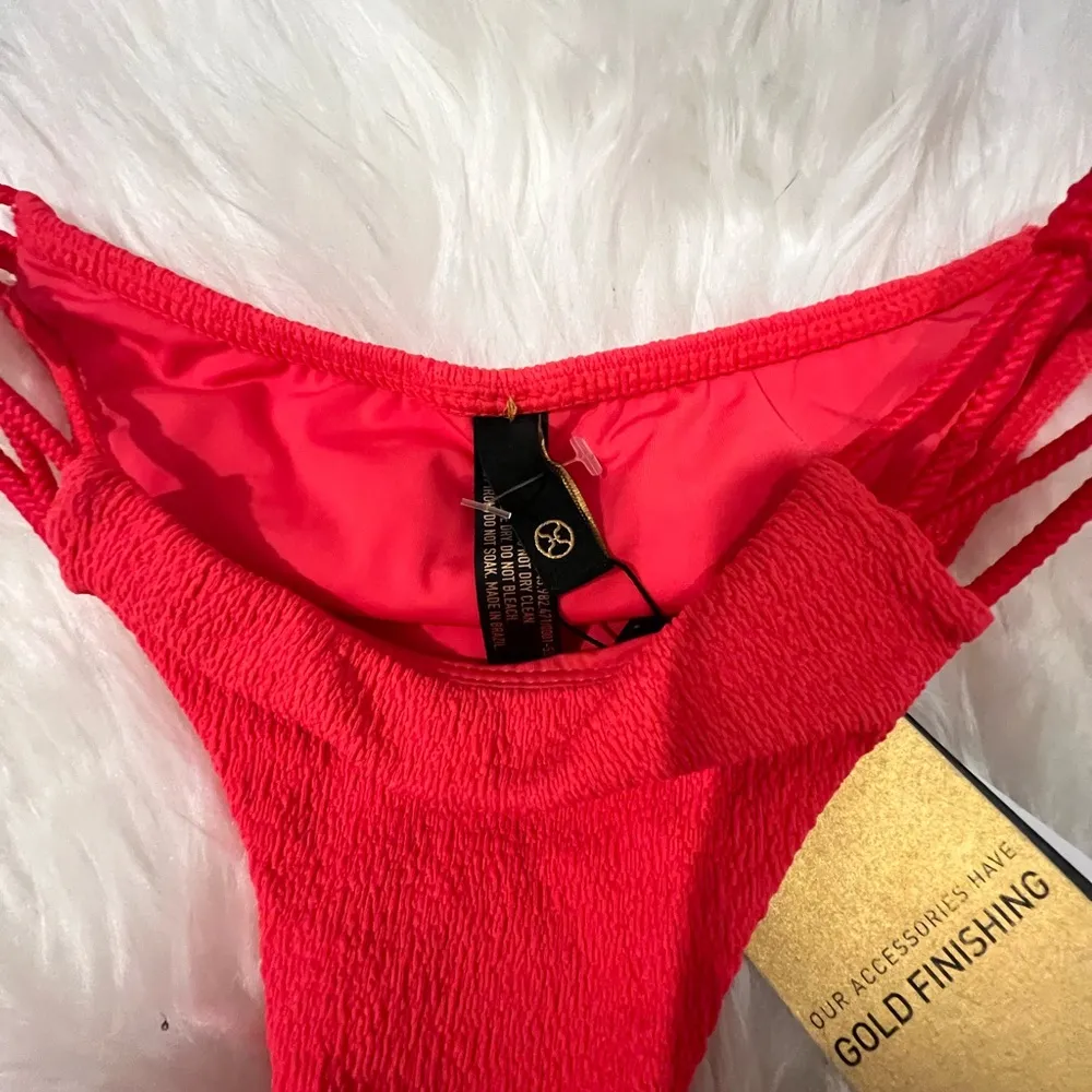 NWT vix Brazilian bikini bottom Red Size XS - Image 3