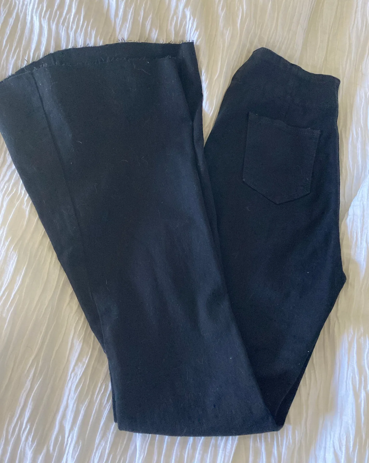 SheIn High Rise Black Boot Cut Jeans - Image 4