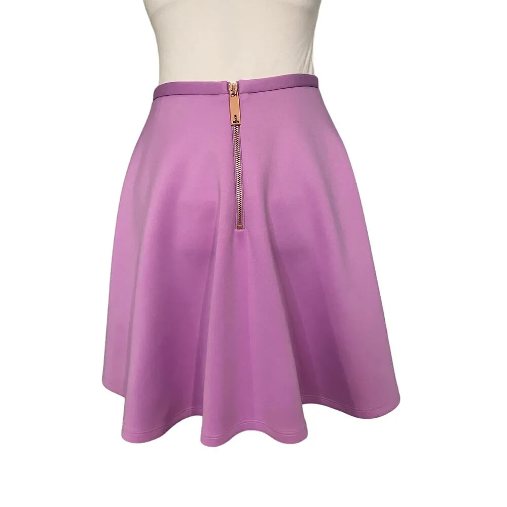 Ted Baker London Mini Full Skater Skirt Neoprene Pockets UK size 1 / US 4 - Image 3