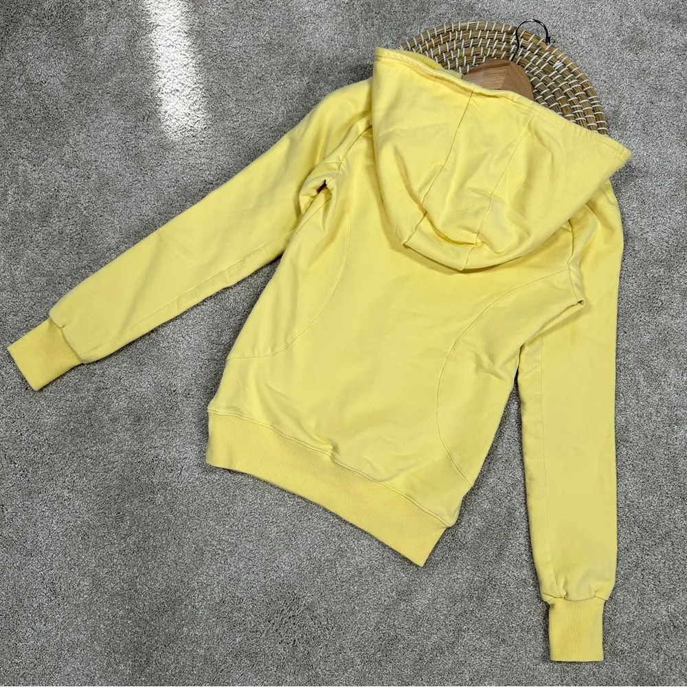 Buffbunny Collection Power Hoodie Pullover Glow-Up Yellow Size S - Image 11