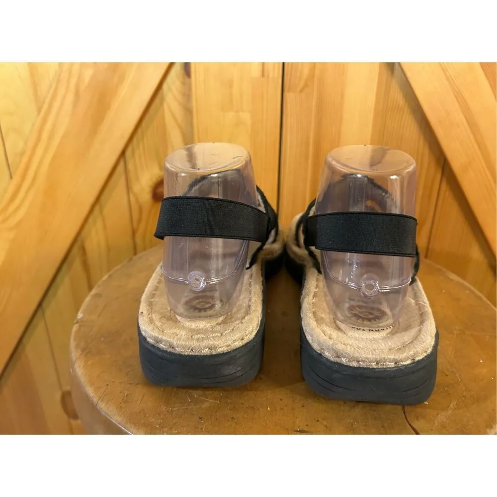 Earth Spirit Sz 7 Woman’s Leather Sandals Gelron 2000 Slingback Beaded Willow - Image 4