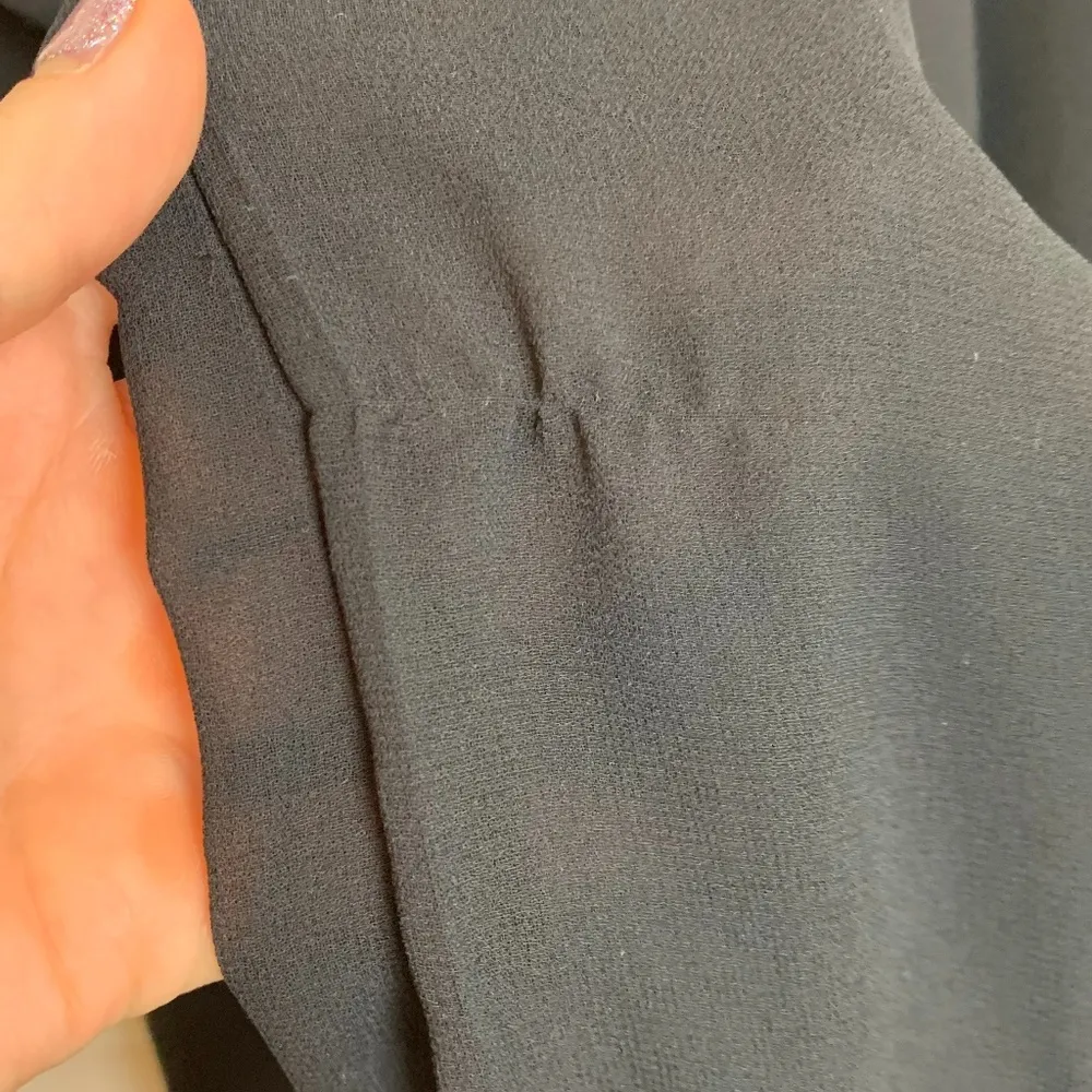 Romeo & Juliet Couture Black Sheer Long Sleeve Mini Dress - Image 9