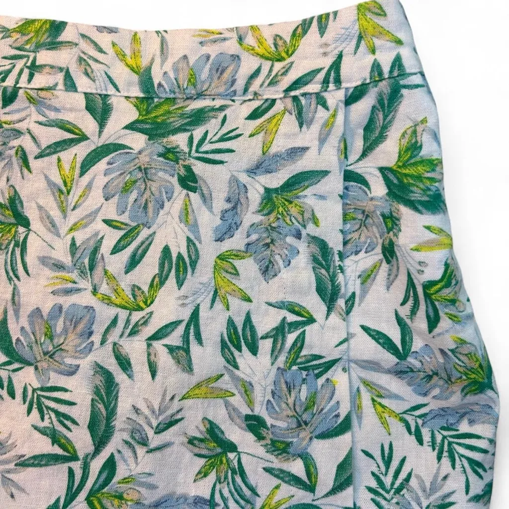Ellen Tracy XL Linen-Blend Floral Skort - - Image 4