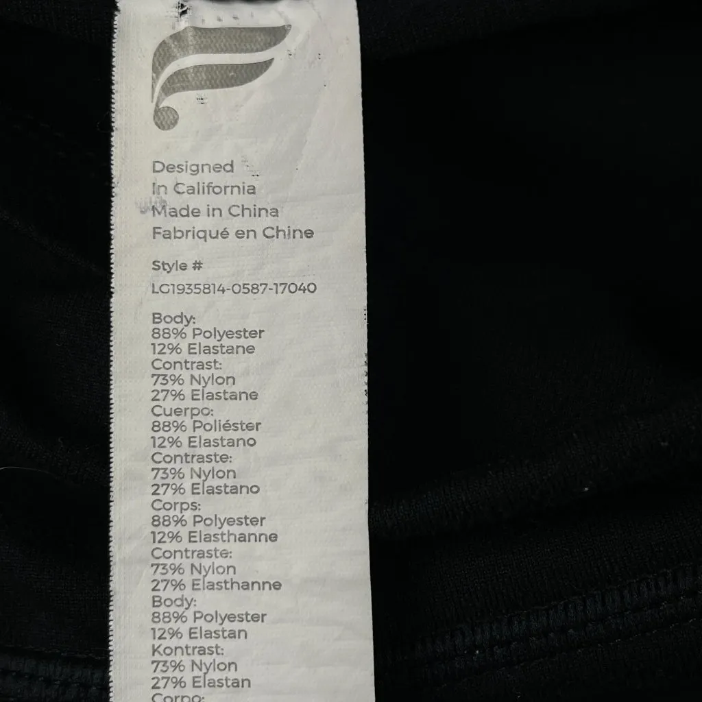 Fabletics Define PowerHold High-Waisted 7/8 Legging Womens‎ M Black Shadow Logo - Image 6