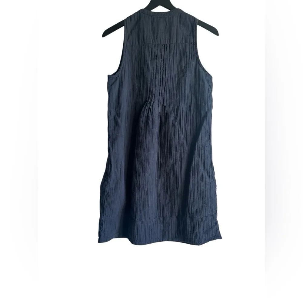 Quince 100% Organic Cotton Gauze Sleeveless Swing Dress - Image 7