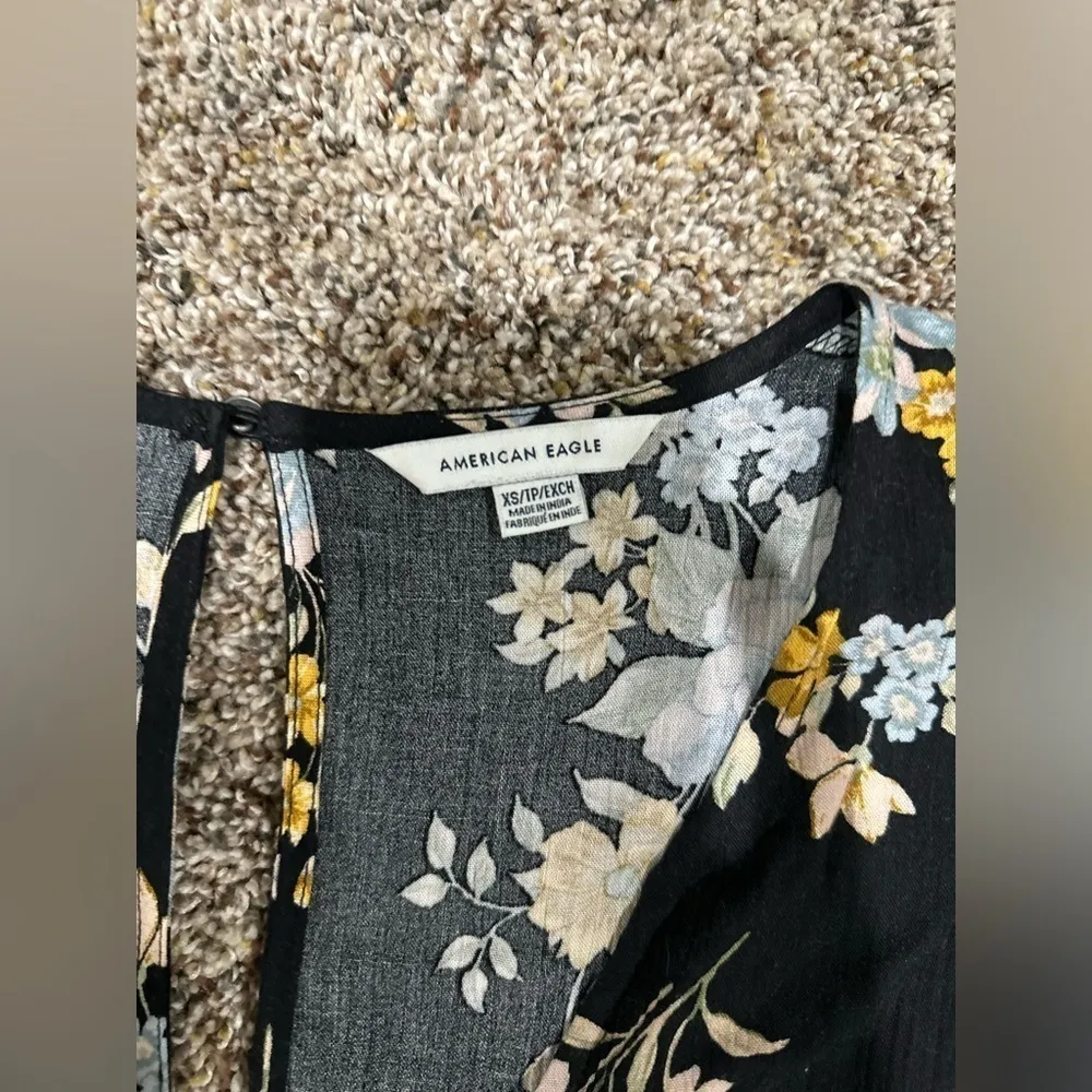 American‎ Eagle Jumpsuit XS floral Adorable - Image 3