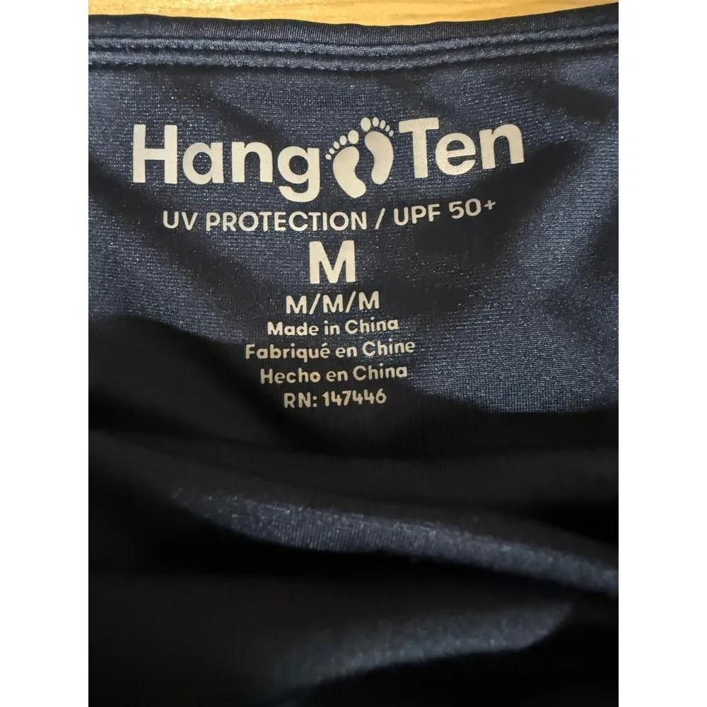 Hang Ten Swim Short Womens Medium UV Protect UPF 50+ Striped Pull On Board Short - Image 5