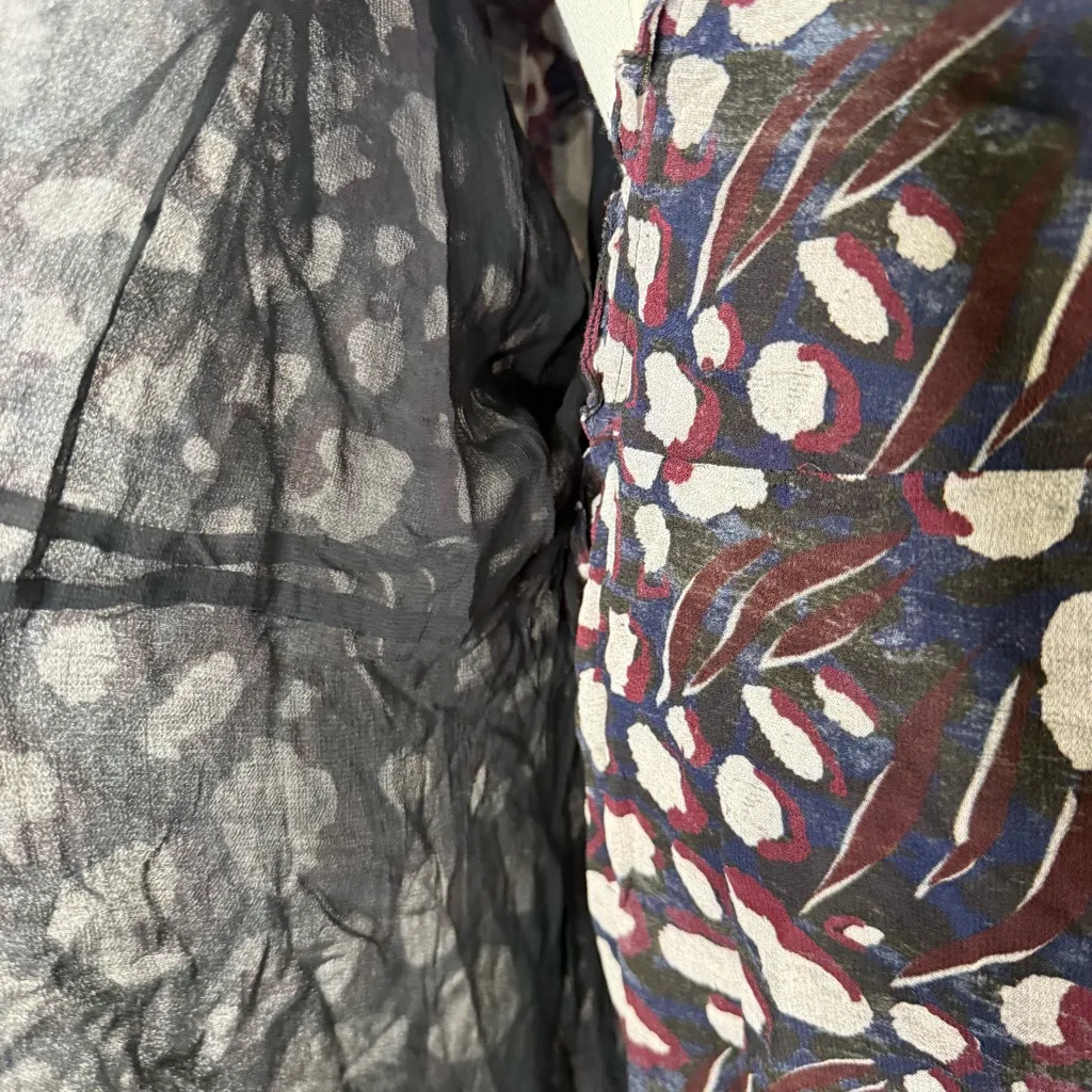 IRO Paris Linger Printed Wrap Dress Size 42 US 8/Medium - Image 9