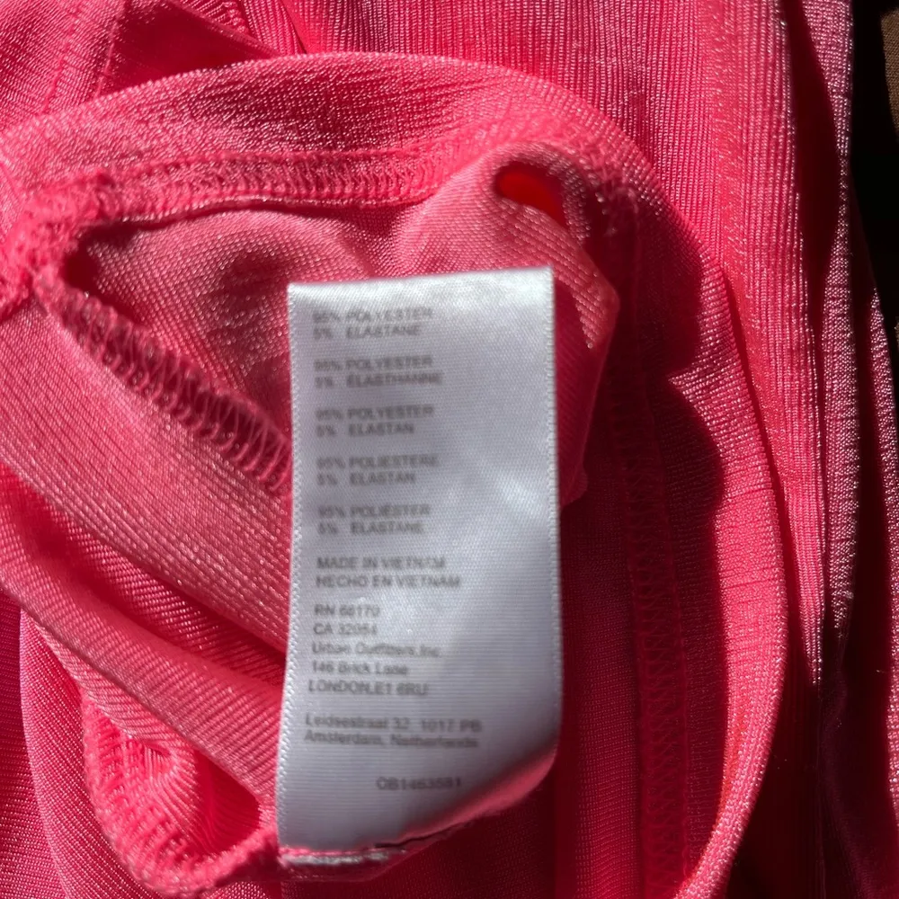 URBAN OUTFITTERS Hot Pink Dress Women’s Sz S Short Sleeve Cover Up Buttons EUC - Image 7