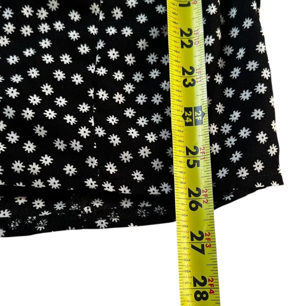 Princess Polly Black Floral Lined Underwired Mini Dress Size 4 | 40-20 - Image 6