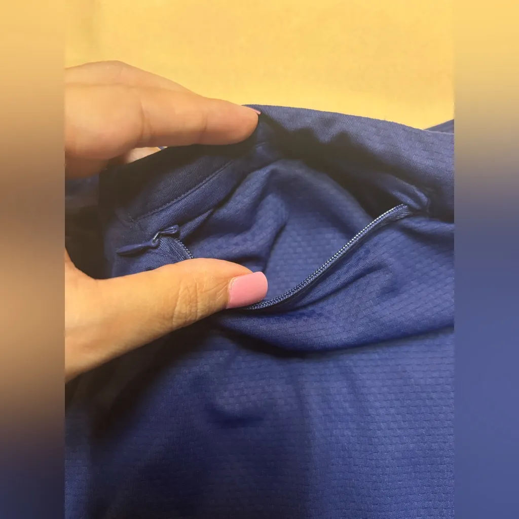 Gottex Skort Athletic Golf Tennis Skirt Royal Blue Size X-Small Pocket - Image 10