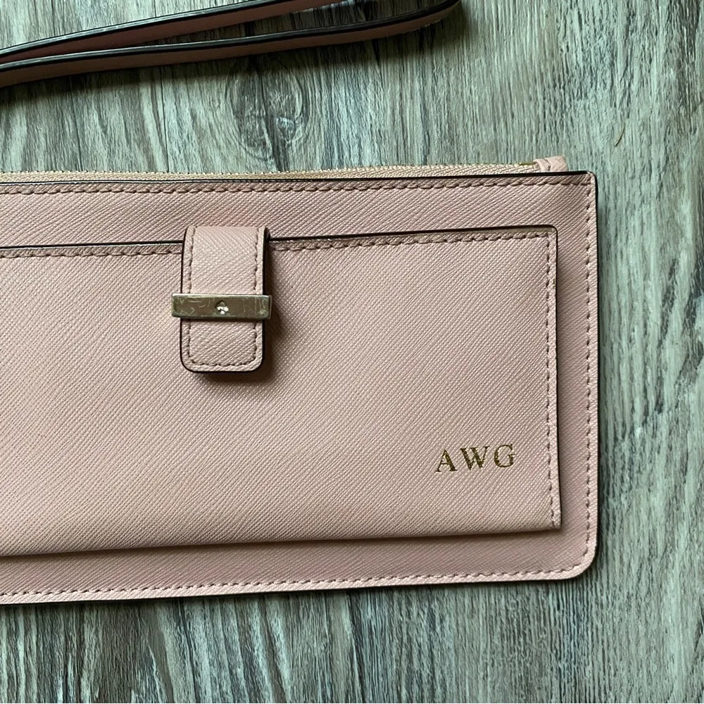 Light Pink Kate Spade Wristlet Wallet - Image 3