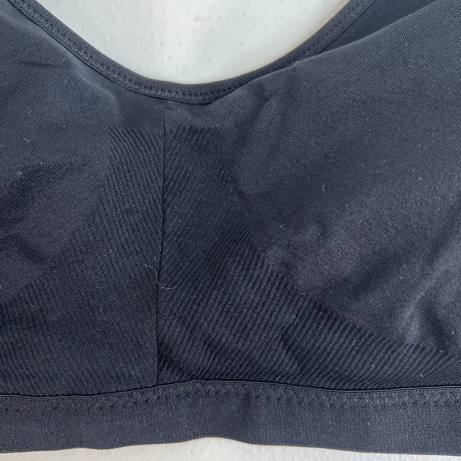 Felina  Medium M Bra Seamless Side Smoothing Wireless Removable Padding Black - Image 4