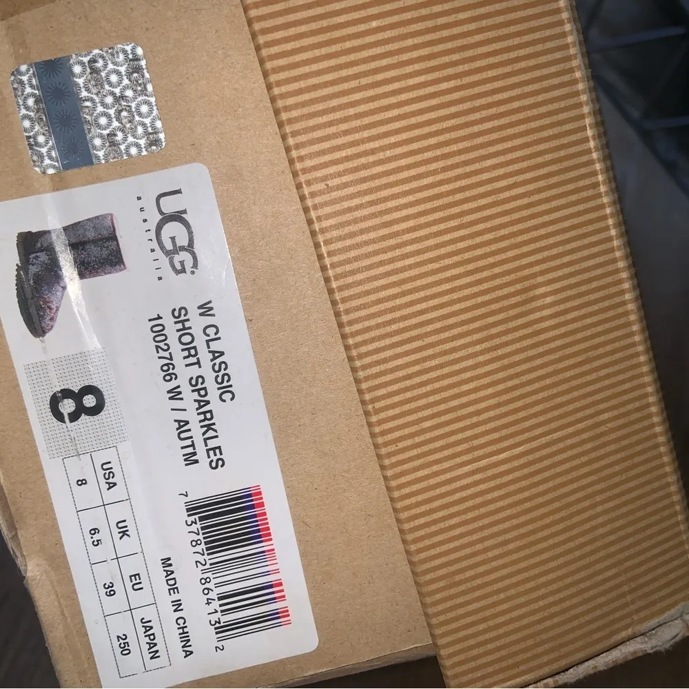 Classic Ugg brown sequin limited edition spring nib boots boho y2k - Image 5