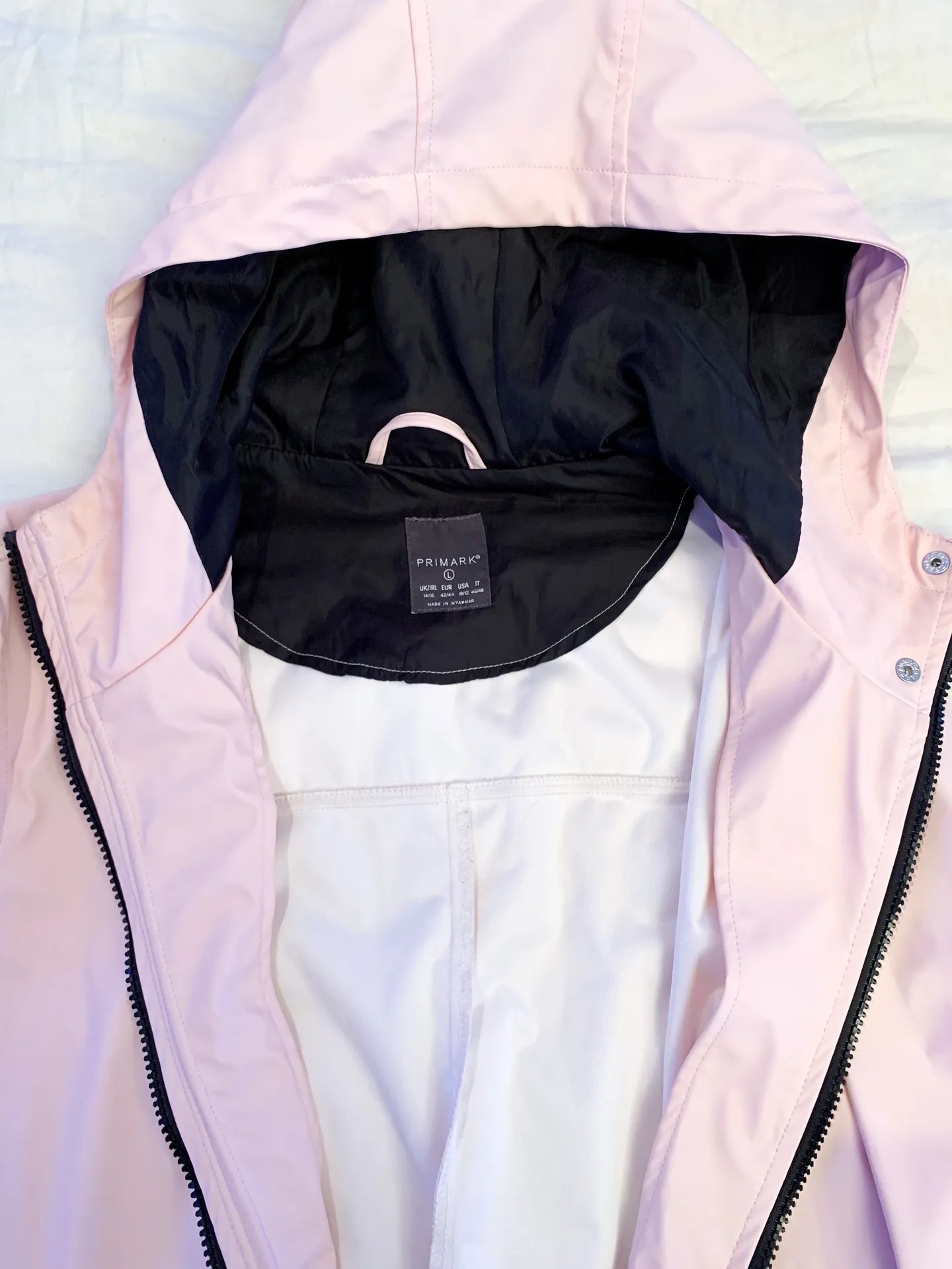 Primark Pink Rain Jacket - Image 4