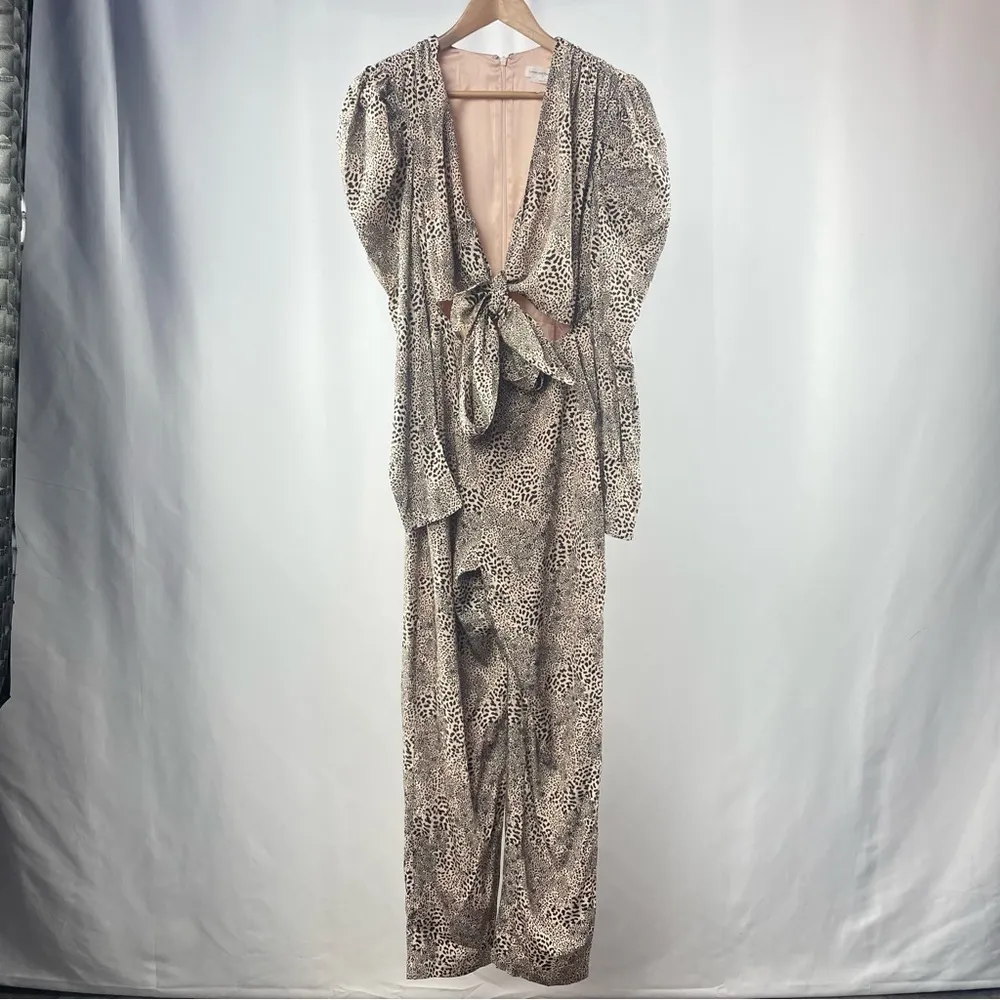 NWT Lovers and Friends Miranda‎ Jumpsuit in Cheetah Size Small - Image 4