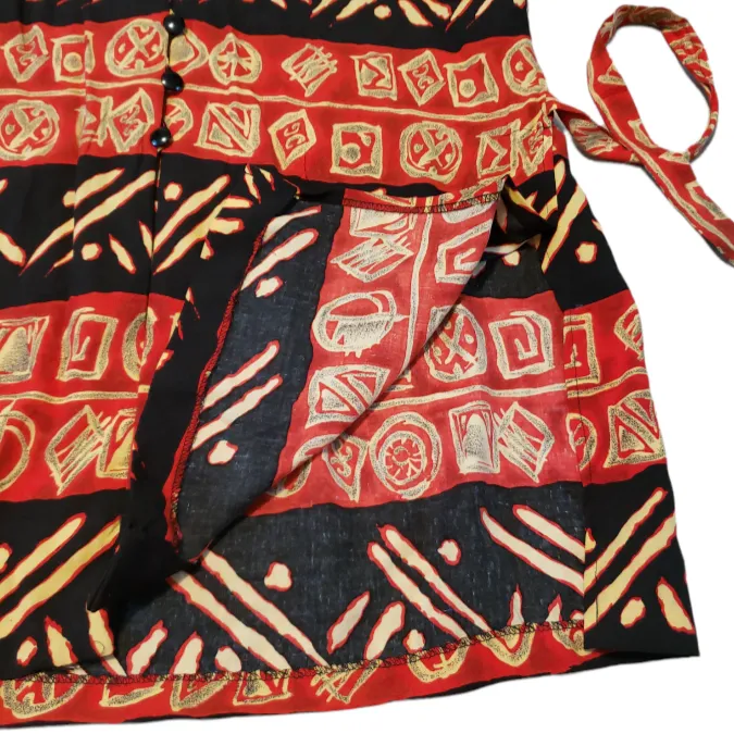 Kathie Lee Top Size 16 Vintage Blouse Button Up Padded Shoulder Pads Back Tie Women's Vintage Top - Image 3