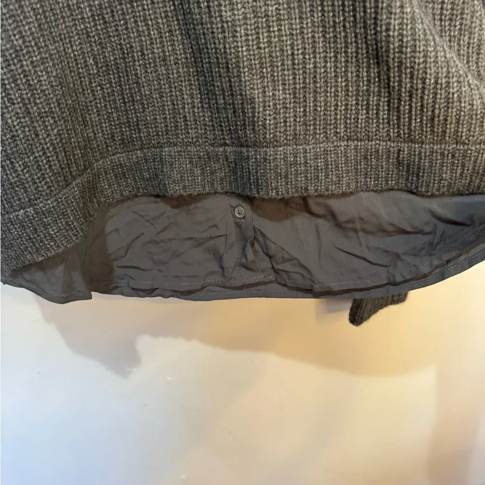 Joie‎ Wool & Cashmere Layered Knit Scoop neck Sweater Sz XS - Image 4