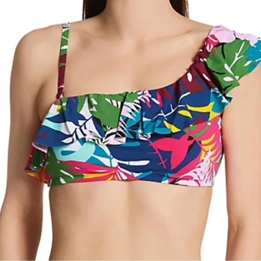 Bleu Rod Beattie On A Brighter Note Ruffle One Shoulder Swim Top 10 - Image 2