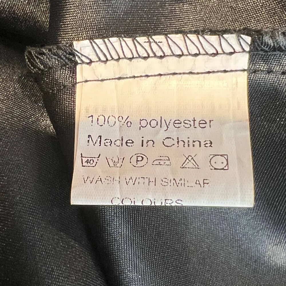 Zanzea Black Satin Long Maxi Skirt A-Line High Waist Flowy Evening Party M - Image 8