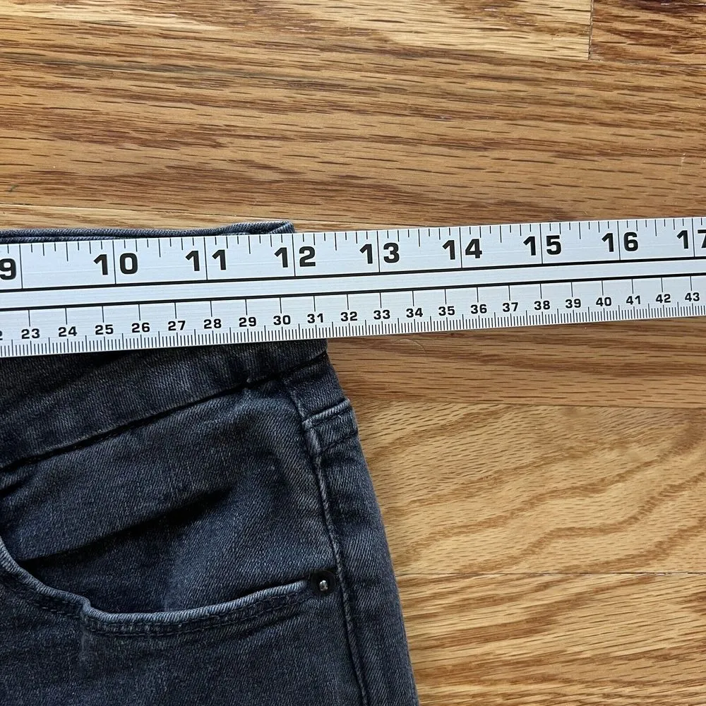 6397 High Jean made in italy‎ Faded black NP140 Size 25 Skinny - Image 7