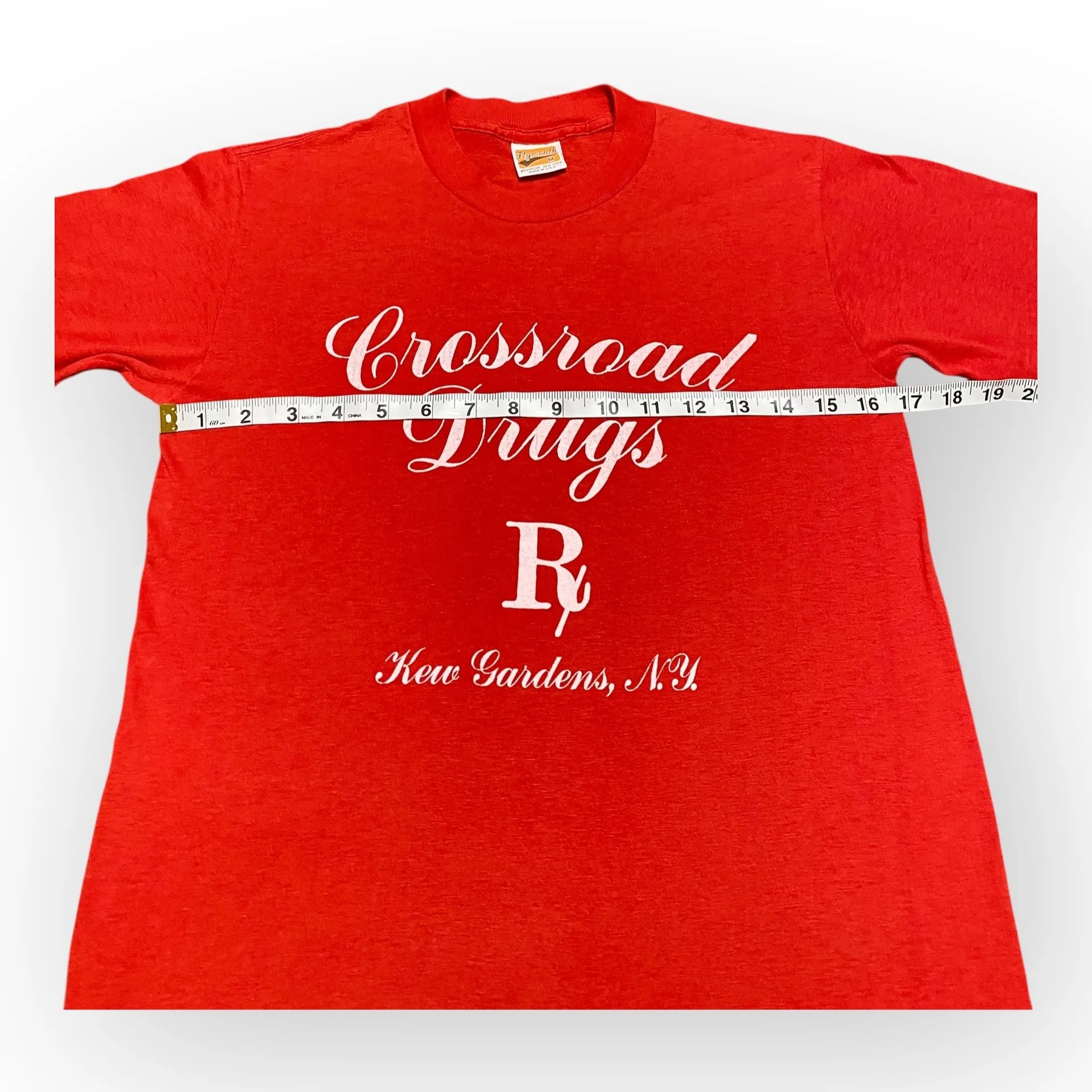 Vintage Crossroad Drug N.Y. Pharmacy T - Image 5