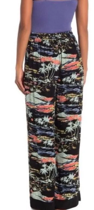 Brand New Blue Lagoon Print Pants - Image 4