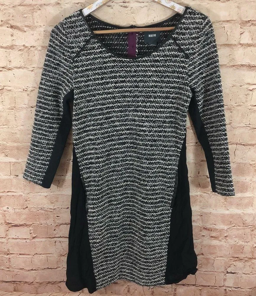 Anthropologie Maeve Tweed Mini Marled Dress - Image 3